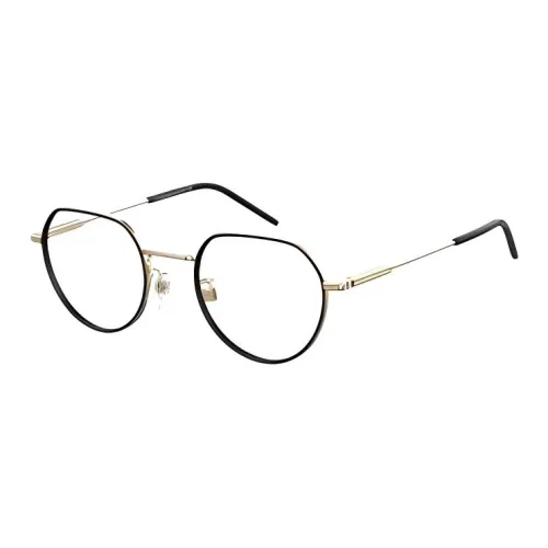 Tommy Hilfiger Нерегулярная форма Оправы для очков Унисекс Черный Золото
