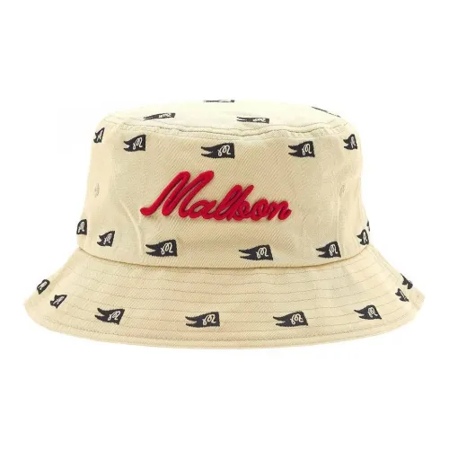 Malbon Golf Хлопковая ткань Шляпы ведра Мужской Желтый