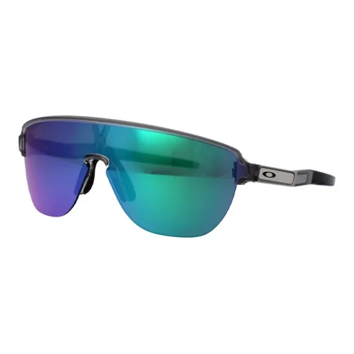 Oakley Ацетат Нерегулярная форма Солнцезащитные очки Мужской Черный