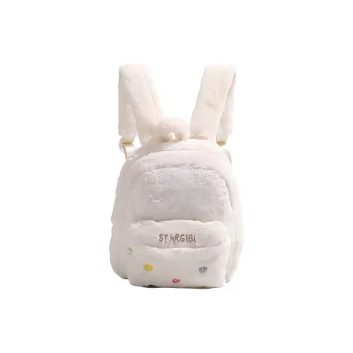 MINLUBAOLUO Хлопок Рюкзак Женский Белый