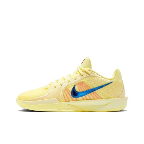 Nike Sabrina 2 Slip Resistant Abrasion Resistant Low Топ Баскетбольные кроссовки Женские Желтый