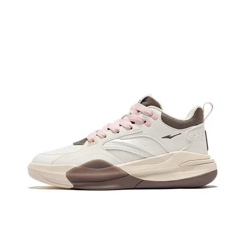 Erke Dominance 2 Термическая Некабельная Высокий Топ Скейтборд Кроссовки Женские Микрокристаллический Белый Каменный Коричневый