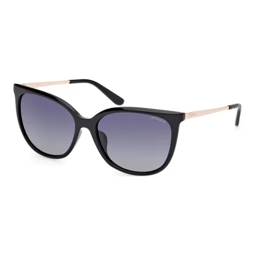 GUESS Квадратные Солнцезащитные Очки Женские Черные