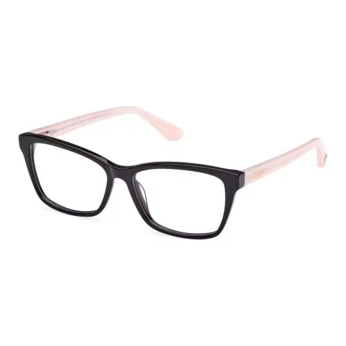 GUESS Пластик Прямоугольные Оправы для очков Женские Черные