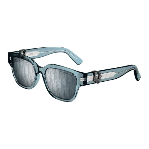 DIOR Металлический ацетат Квадратные Солнцезащитные очки Унисекс Синий