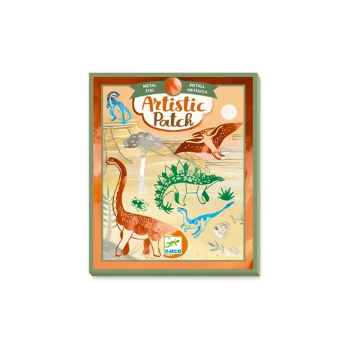 DJECO Artistic Metal Dinosaur Sticker Toys