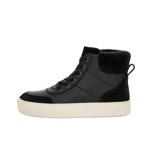 UGG Скейтборд Кроссовки Высокие Черные Женские
