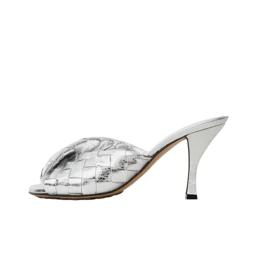 Bottega Veneta Blink Слипоны 8 см Женские Серебряные