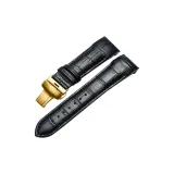 Чёрный, чёрная нить, золотая пряжка