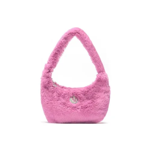 LOTSYOU Нейлоновая сумка-хобо сумка сумка через плечо женская розовая