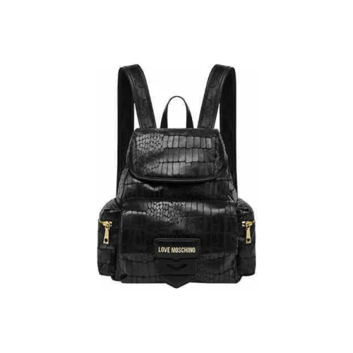 LOVE MOSCHINO Полиэстер Рюкзак Средний Женский Черный