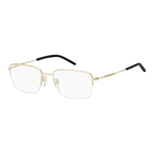 Tommy Hilfiger Квадратные Оправы для Очков Унисекс Золотые