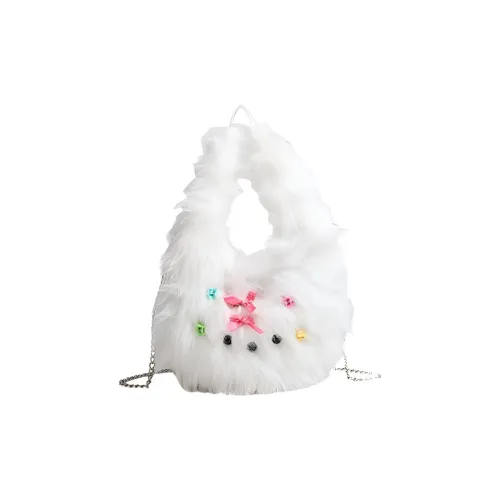 MINLUBAOLUO Плюшевая ручная сумка сумка через плечо сумка на плечо стандартная женская белая