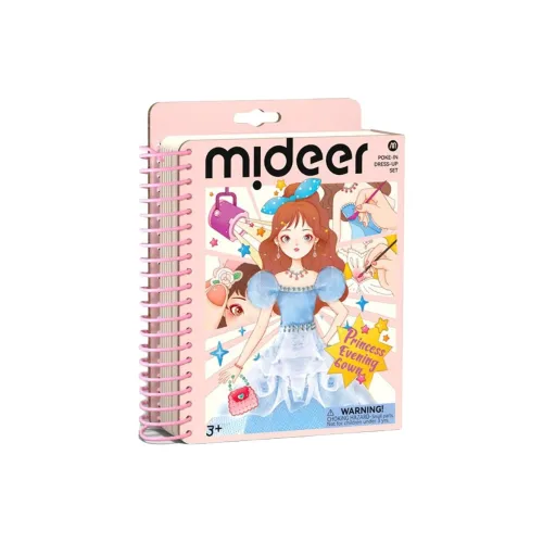 MIDEER Наклейка Веселье Платье Вверх Макияж And Окрасить КНИГА 3 в 1 Платье Вверх КНИГА Игрушки