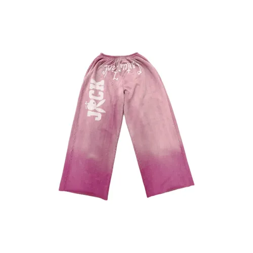 TRAVIS SCOTT PLAYBOY Collaboration Розовые Унисекс Вязаные Тренировочные Брюки
