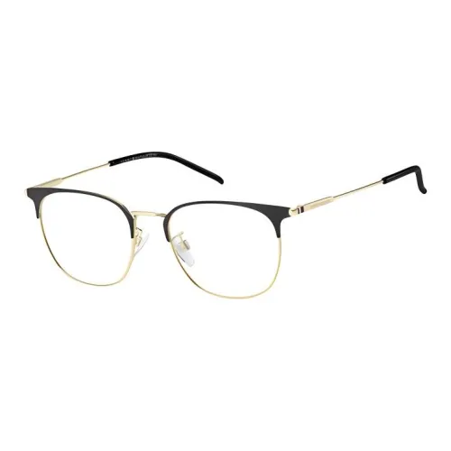 Tommy Hilfiger Квадратные Оправы для Очков Унисекс Золото Черный