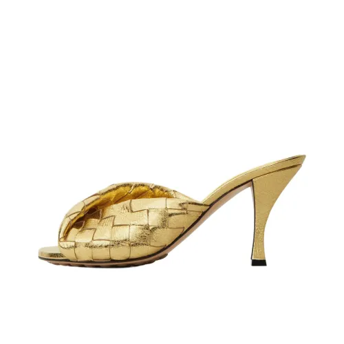 Bottega Veneta Слипоны 8 см Женские Золотые