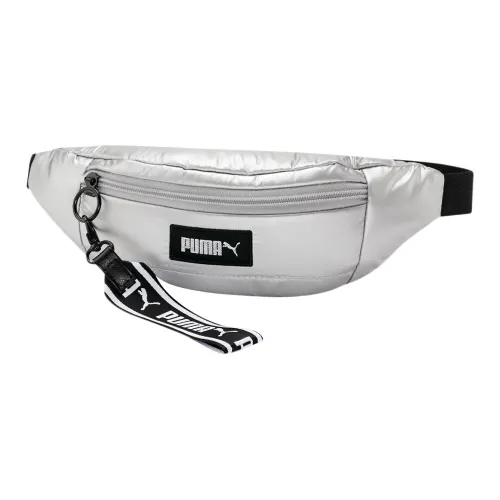 PUMA Ткань Бананка Обычный Женская Серебряный