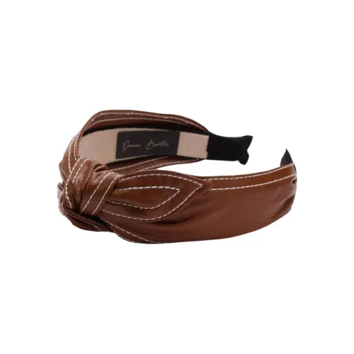 DANA BURTON Кожа Резинки для волос Женские Коричневый
