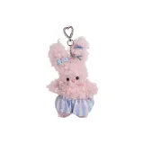 Милый скручивающийся кролик розового цвета