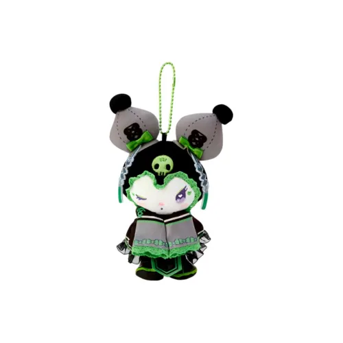 Санрио Kuromi Мультяшный Китайский стиль Зеленый Куклы Плюшевая кукла 17 см Рекомендуемый рост