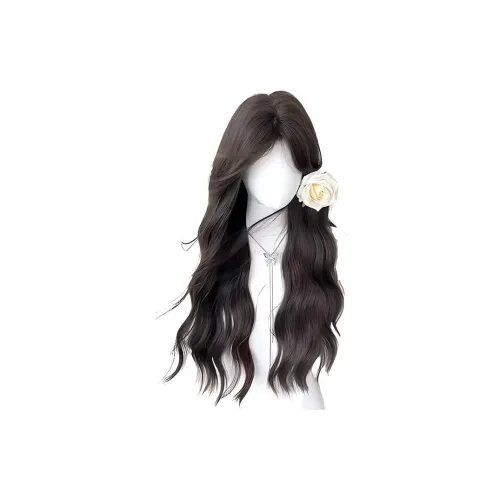 MUYAN Leaving The COUNTRY'S Daughter Шерстяной завиток Полная перука для головы Набор