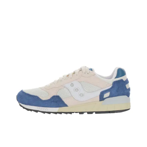 Saucony Shadow 5000 Slip-Resistant Abrasion-Resistant Low-Top Casual Running Shoes Unisex White Blue