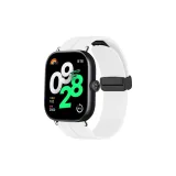 Белый - Складная застежка, силиконовый ремешок