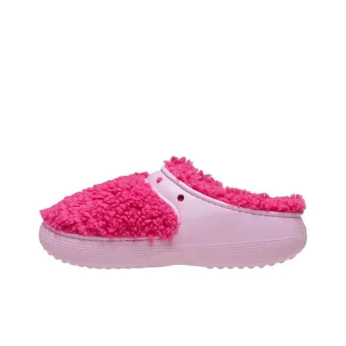 Crocs ЭВА Устойчивые к истиранию Домашние тапочки Женские Розовые