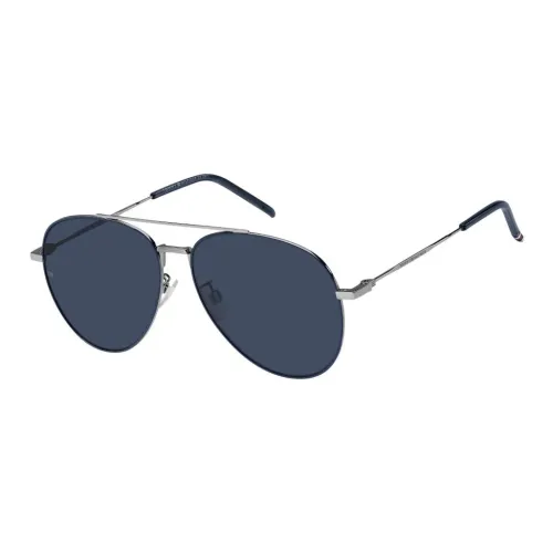 Tommy Hilfiger Aviator Солнцезащитные очки Унисекс Серебряный