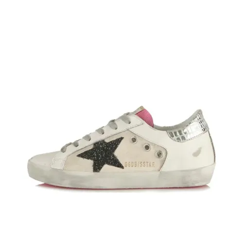 Golden Goose Супер Звезда Скейтборд Кроссовки Низкие Топ Экрю Женские