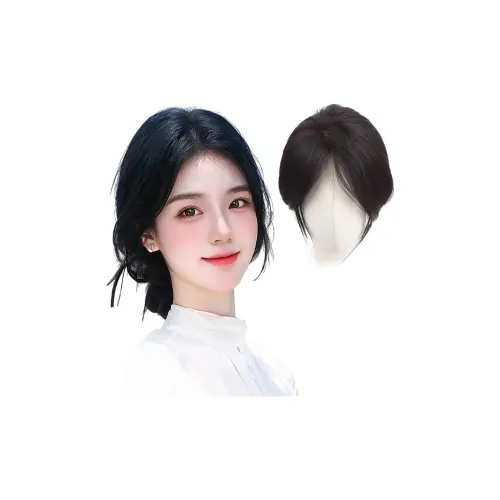 WANWANFENG Тюльпаны Комбинированный Парик с Bangs для Лица