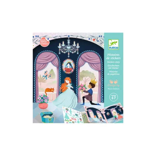 DJECO Замок Жизнь Наклейка Игра Игрушки