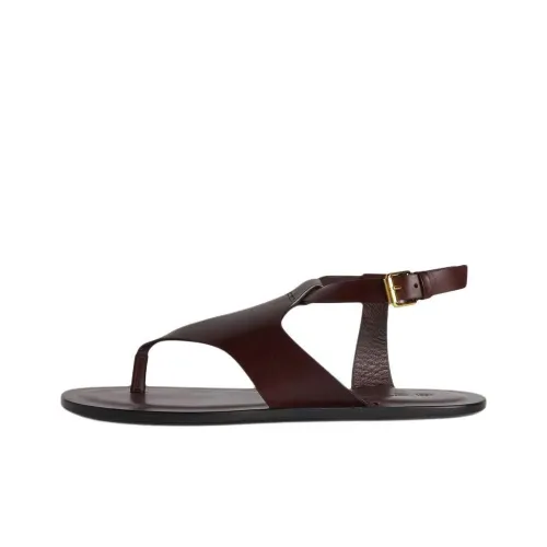 Loro Piana One Ремень Сандалии Темно-фиолетовый Женские