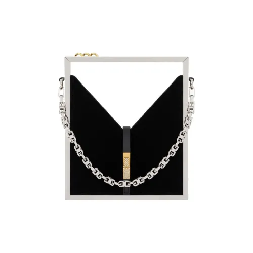 GIVENCHY Cut Out Series Вельветовая Сумка на Одно Плечо Женская Черная