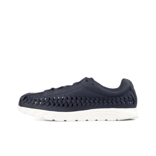Nike Mayfly Woven Slip-resistant Abrasion-resistant Low Top Casual Shoes Men's Dark Blue Найк Майфлай Вовненный Slip-resistant Abrasion-resistant Низкий Топ Повседневная Обувь Мужская Темно-синий