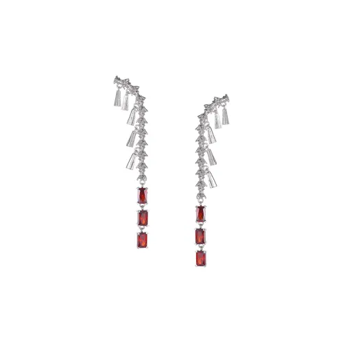 GITHA Экологичные Серьги из Медного Сплава с Родиевым Покрытием Женские