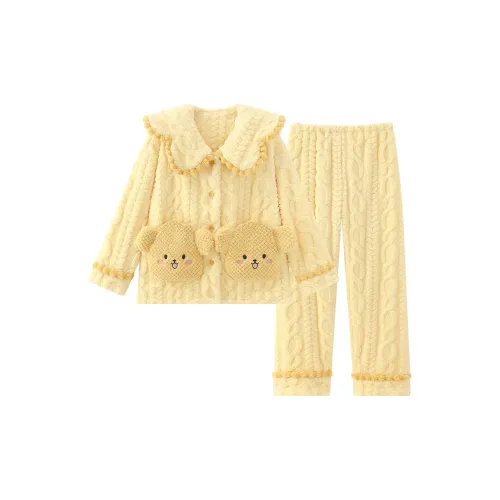 O'MESIK Пижамный комплект женский желтый