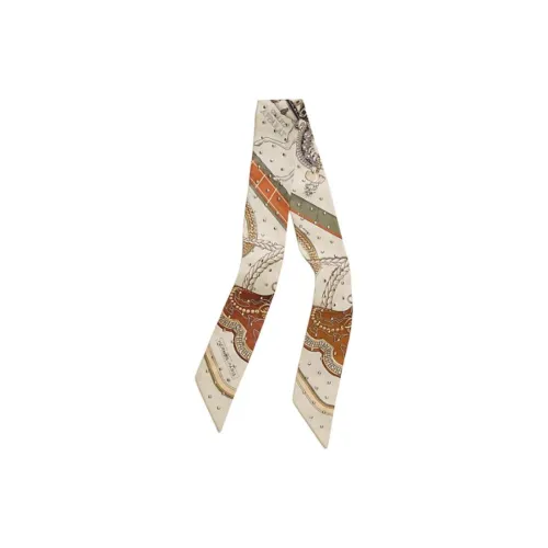 HERMES Шелк Металл Женские шелковые шарфы Многоцветный