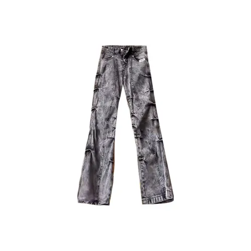 PANDA ADEVIL Джинсы Унисекс Черные Серые Оттенки