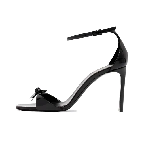 SAINT LAURENT One Ремень Сандалии Женские Черные