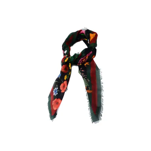 GUCCI Flora Wool Knit Шарфы Женские