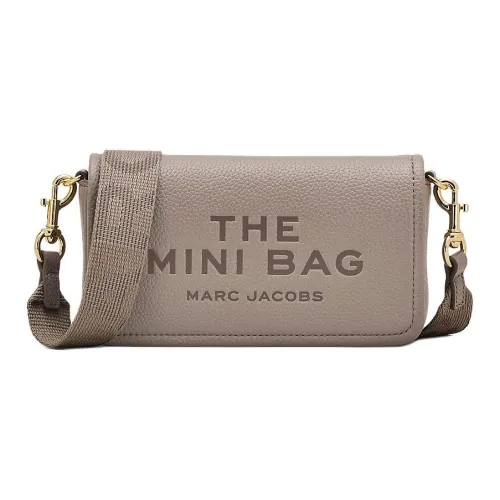 MARC JACOBS Full GRAIN LEATHER Сумка через плечо Мини Женская Бетон Серый