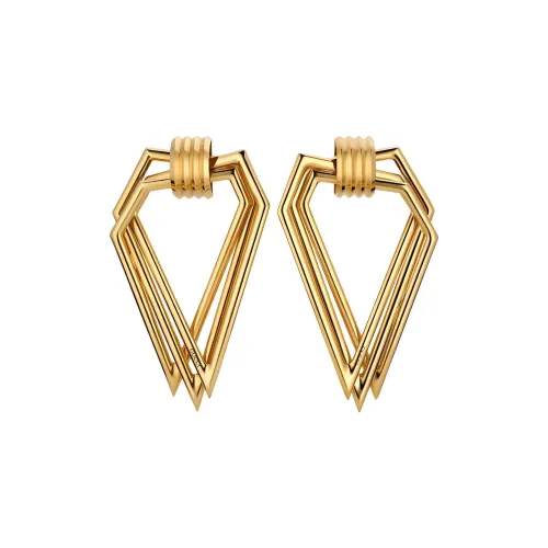 GUCCI Металлические серьги Clip ON золотые женские