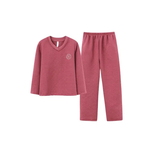 LEZIYUN Пижамный комплект женский розовый