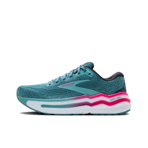 Brooks Shock Absorbers Slip-resistant Abrasion-resistant Low Top Casual Running Shoes Women's Dark Green Брэндс Брукс Шок Абсорберз Слип-Резистент Абразион-Резистент Лоу Топ Повседневные Беговые Кроссовки Женские Темно-Зеленый