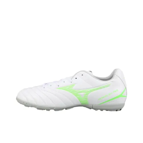 Mizuno MONARCIDA NEO 3 Футбольные бутсы Унисекс Бело-зеленые устойчивые к истиранию и повреждениям