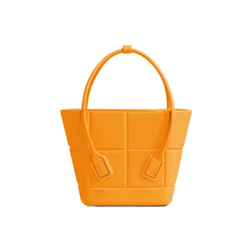 Bottega Veneta BV Arco Резиновая Сумка Мини Женская Апельсин
