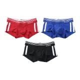 Чёрный + Красный + Ярко-синий