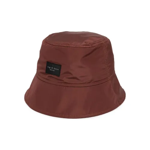 RAG BONE Переработанный полиэстер Шляпы ведра Женские Коричневый